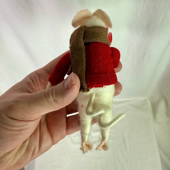 Lot 4 Christmas Decor Santa Clause Ty Snowman Chillin Mouse Plush Tree Candle - Picture 5 of 8